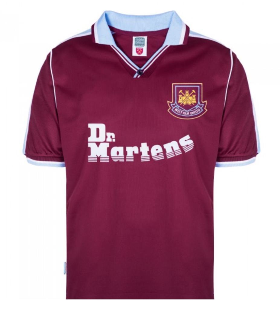 ウェストハム 2000 レトロサッカーシャツ ドクターマーチン