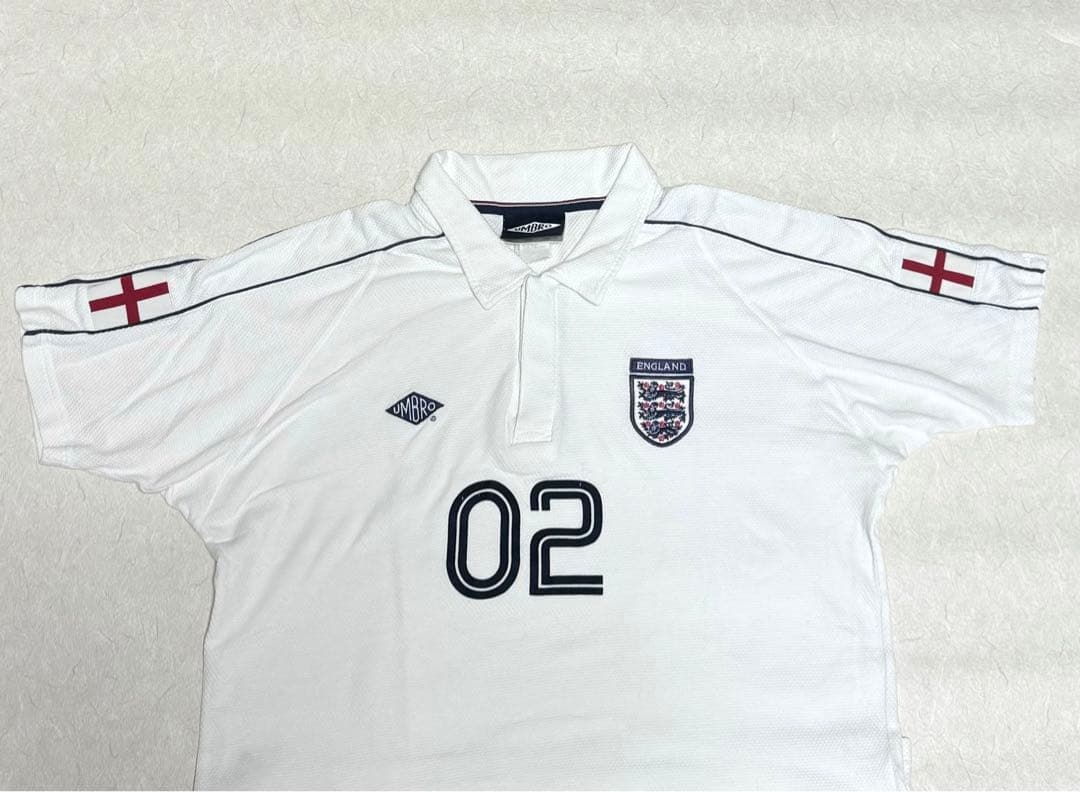 アンブロ　イングランド代表　ポロシャツ　ユニフォーム　ゲームシャツ　02