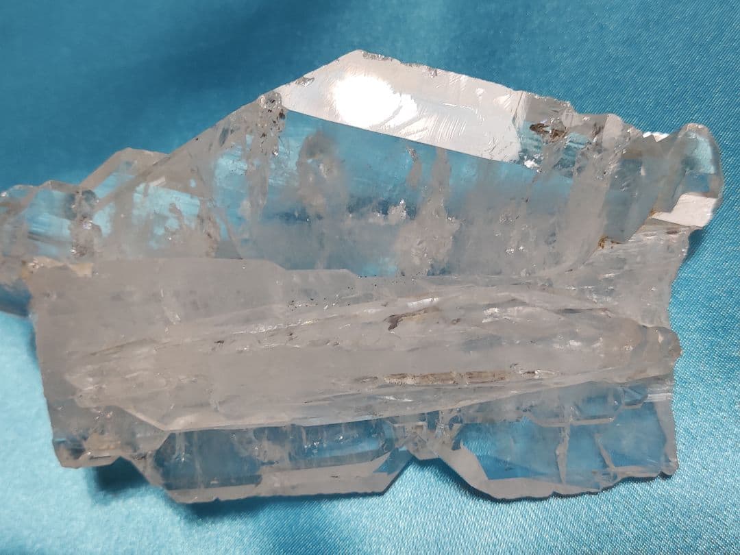 パワーストーン　天然石　ファーデン水晶　原石　203g　No.210