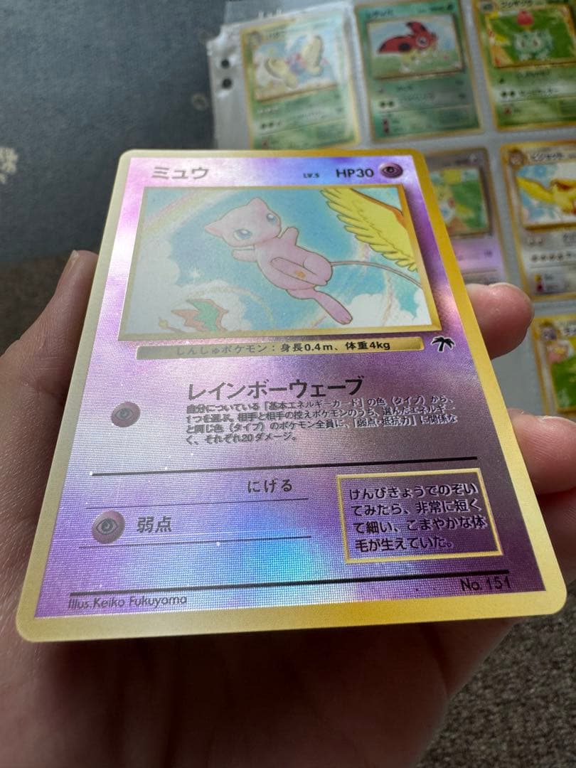 【最終値下げ】【即落ok】　ミュウ　サザンアイランド　ファイル付き　旧裏