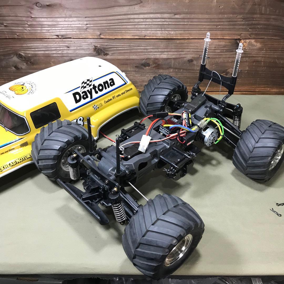 タミヤ　TL-01Bシャーシ　スカッシュバン　メカ付き