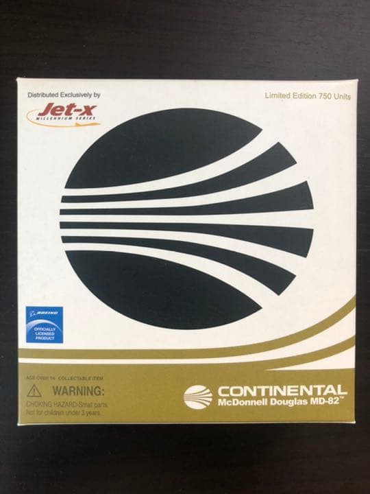 航空機・ヘリコプター Jet-X 1/400 JX099 MD-82 CONTINENTAL