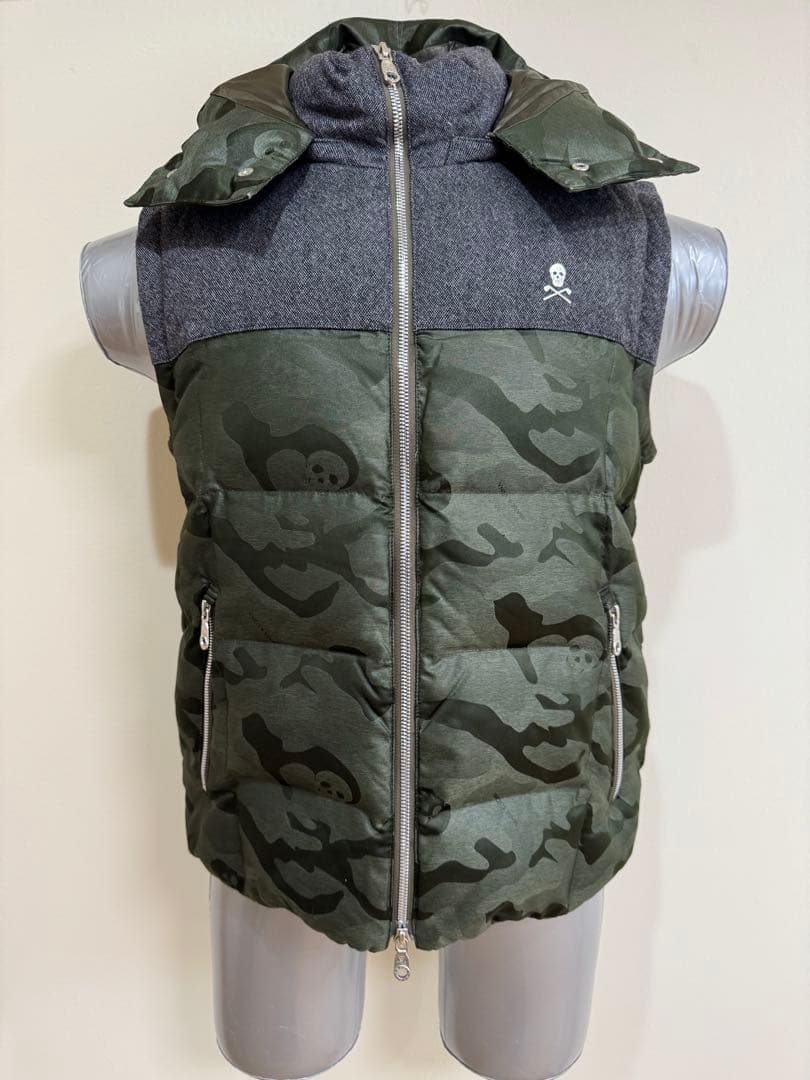 美品 MARK&LONA マークアンドロナ カモフラ　ダウンジャケット M