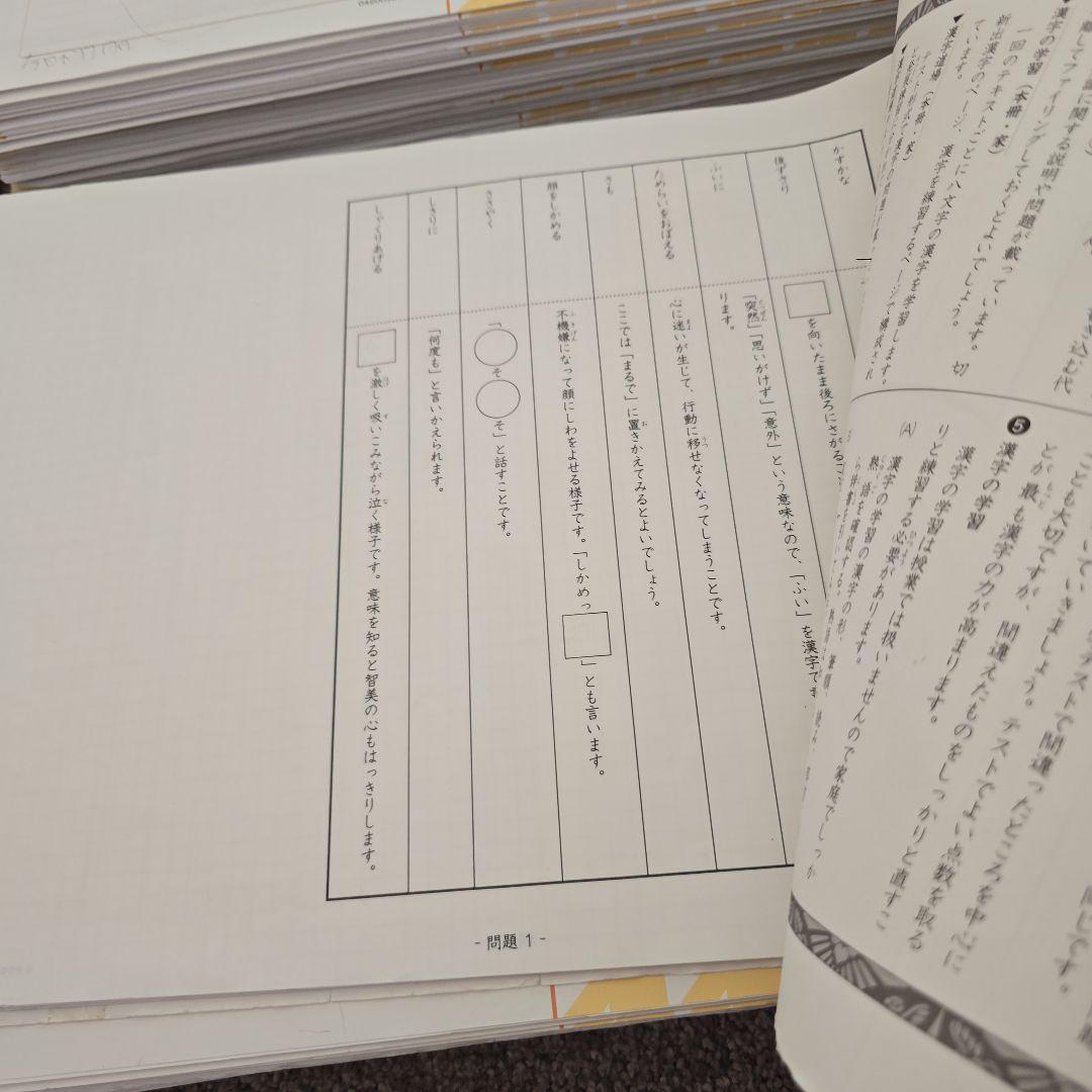 グノーブル　国語 4年生 教材 セット