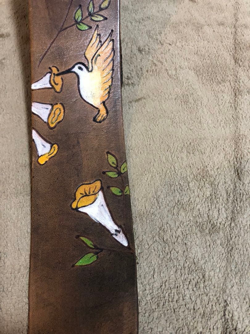 ギター レザーストラップ　特注 別注 アメリカ製ハンドメイド