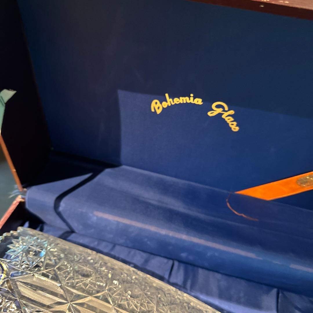 ボヘミアグラス　花瓶