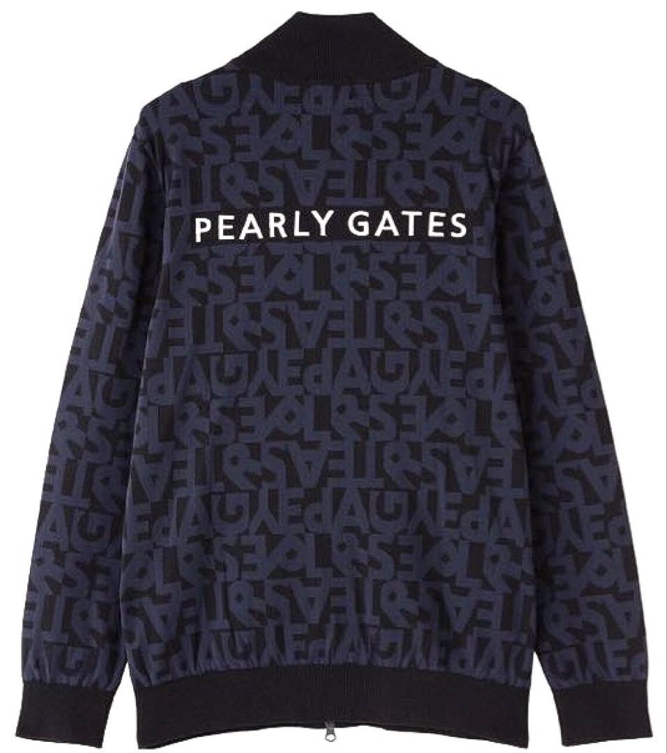 パーリーゲイツ ランダムロゴ フルジップニットブルゾン（D.NAVY／5）