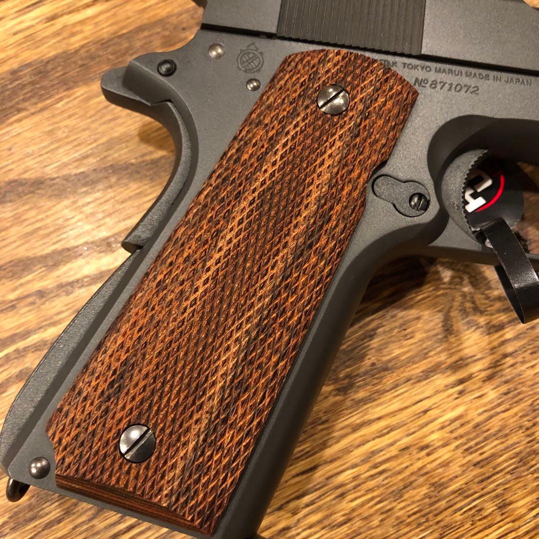 東京マルイＭ1911A1 コルトガバメント、PDIインナーバレル、木グリ付超美品