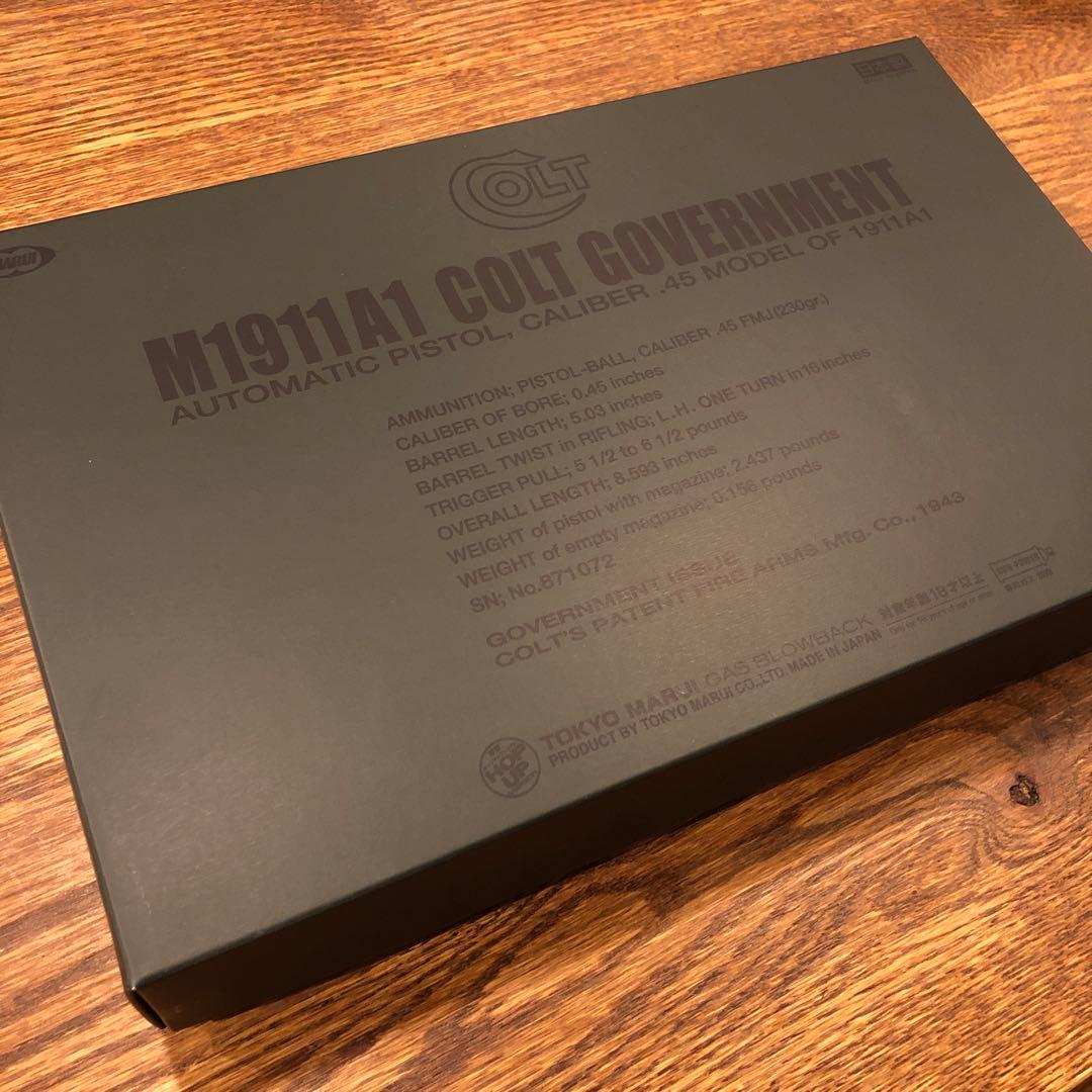 東京マルイＭ1911A1 コルトガバメント、PDIインナーバレル、木グリ付超美品