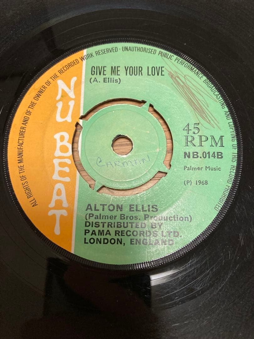 洋楽 Alton Ellis /La La Means I Love You