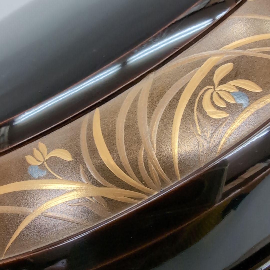 平安　象彦　西村彦兵衛　五清蒔絵　車軸形喰籠　茶道具