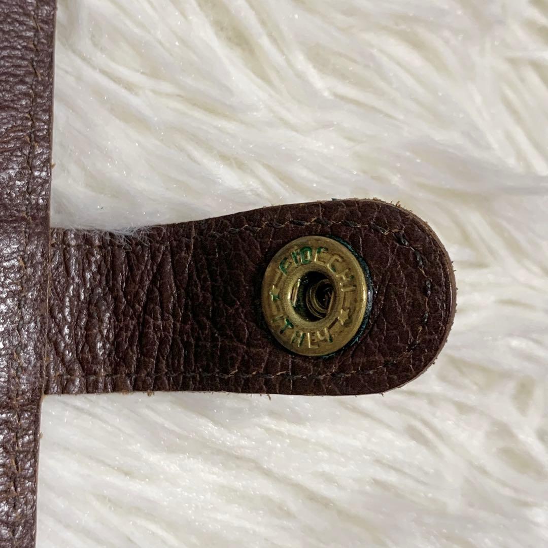 廃盤品✨希少品✨イルビゾンテ　システム手帳　5穴　M5 旧ロゴ　ブラウン　茶