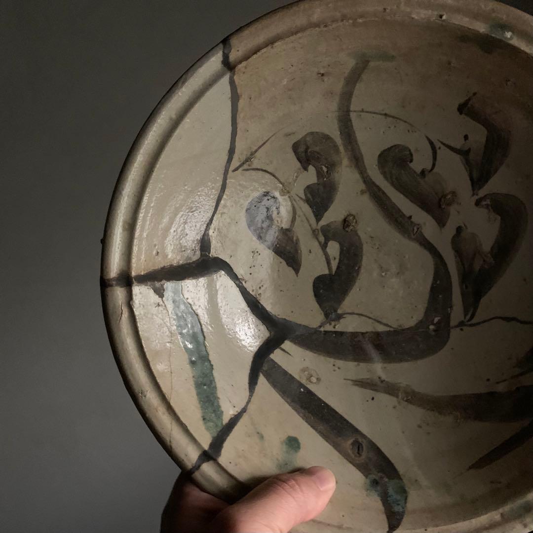 美濃 笠原鉢 江戸初期 古美術 古道具 アンティーク 鉢 陶片