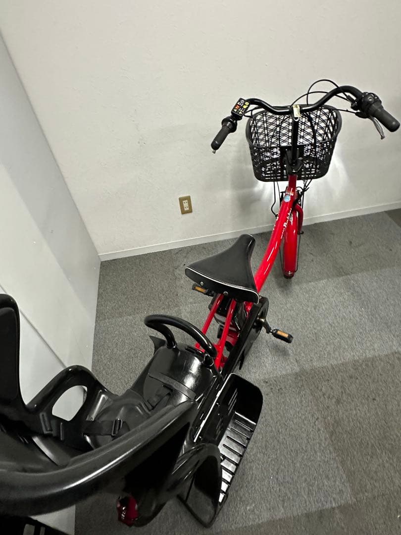 人気な車種　ヤマハパスバビー　20インチ子供乗せシート付き　お買い得品