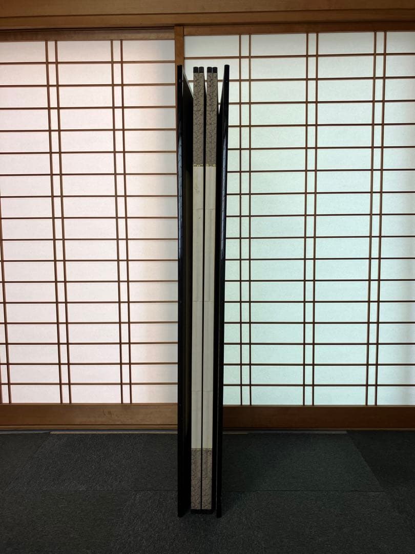 屏風 書 短冊 引取品 年代物 時代物 詳細不明