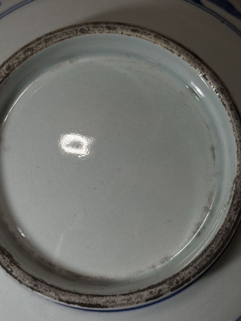 江戸期 湖東焼 染付 龍鳳凰唐草図 大鉢 鉢 彦根藩