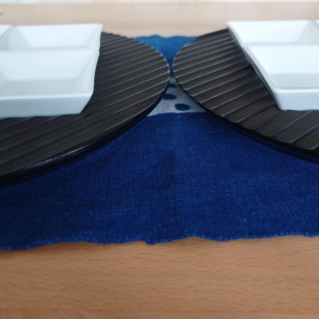 流れ小付丸盆象谷塗　仁田デザイン事務所　仁田貴夫　漆器プロジェクト　生活漆器