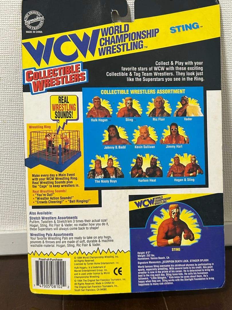 WCW スティング　コレクティブルフィギュア