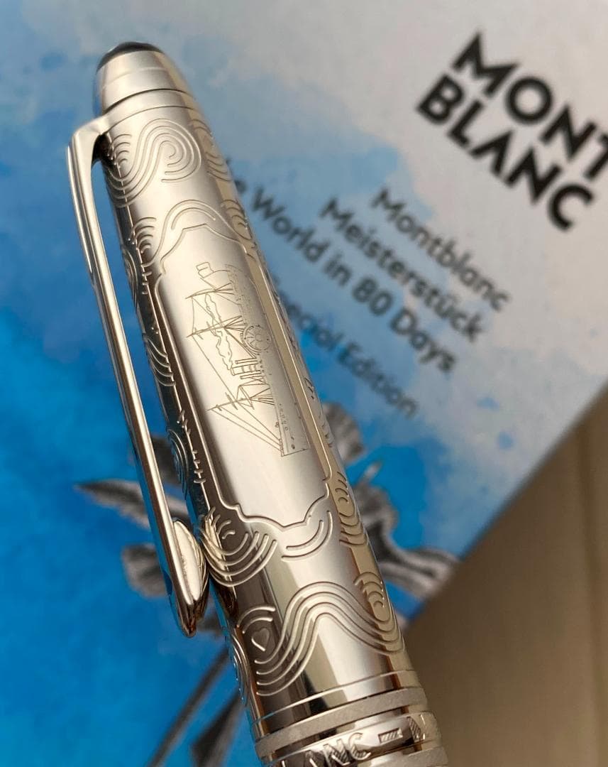 超美品 モンブラン アラウンド ザワールド ソリテール ドゥエ ローラーボール
