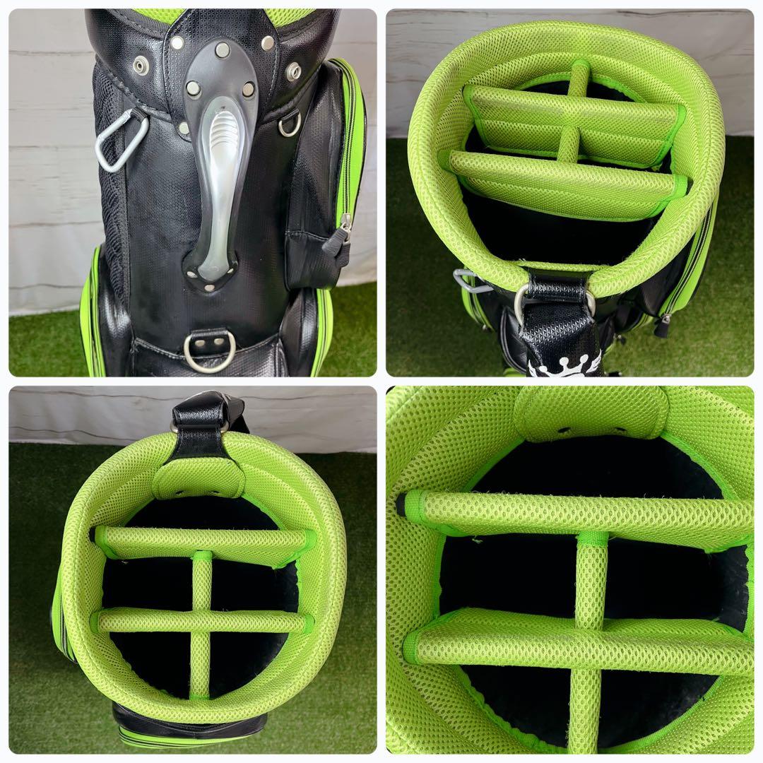 【入手困難】美品 S.G.style キャディバッグ ブラック グリーン レア