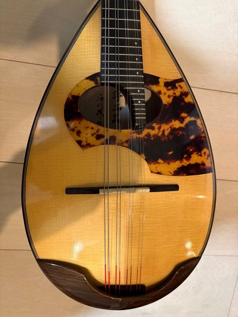 手工品 石川捷二郎 マンドリン No.2 2004年製 スーパーライトケース付き