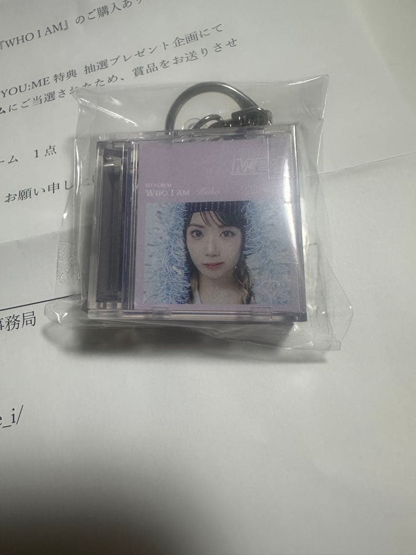 ME:I ミーアイ 清水恵子 WHO I AM C賞 CD風アクリルチャーム