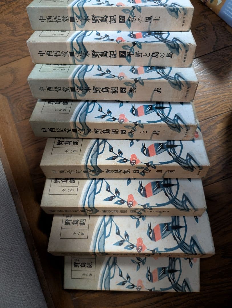 定本野鳥記 第1巻から8巻まで8冊セット 中西悟堂野鳥と共に鳥を語るとう