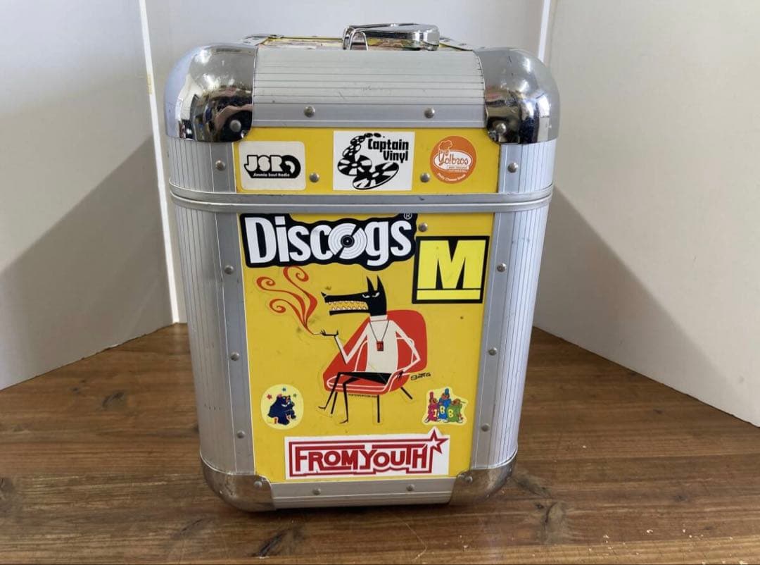 レコードケース　LPレコード　ハードケース　ジュラルミンケース　ステッカー