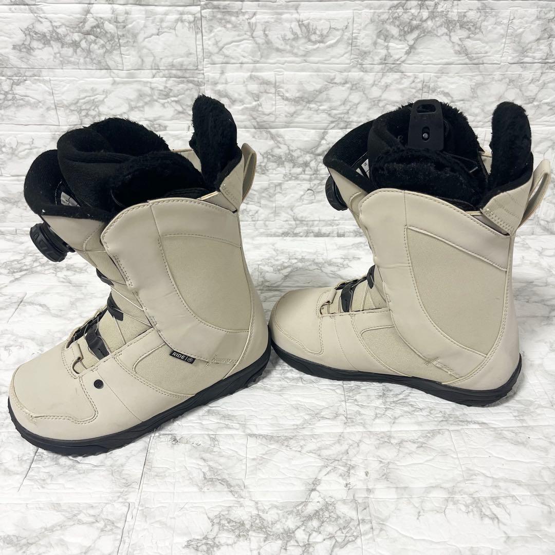 RIDE ライド SAGE スノーボードブーツBOA 23㎝ ベージュ×ブラック