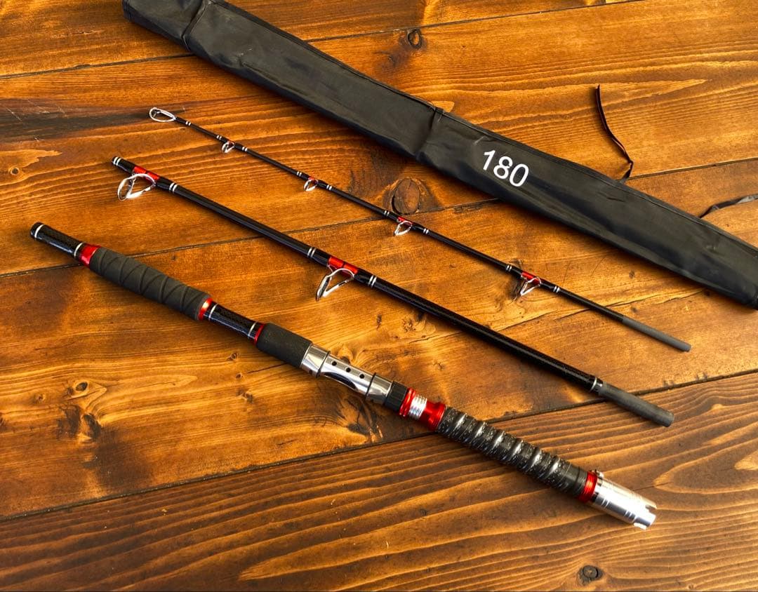 ジギングセット　ジギングロッド　大物対応　3ピースパックロッド　スロージギング