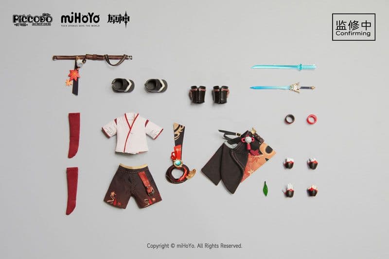 新品 PICCODO ACTION DOLL 原神 楓原万葉 デフォルメドール