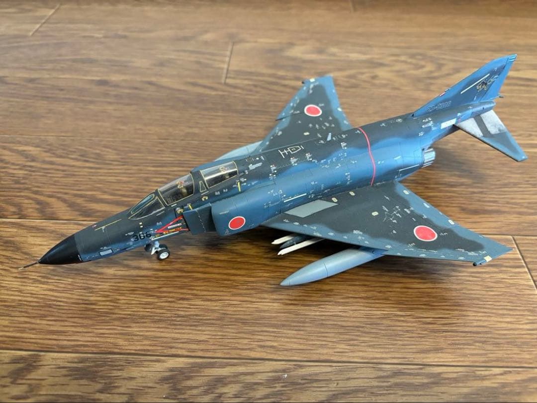 航空自衛隊 F-4EJ改 ハセガワ 1/72 洋上迷彩塗装 モデラー作製完成品