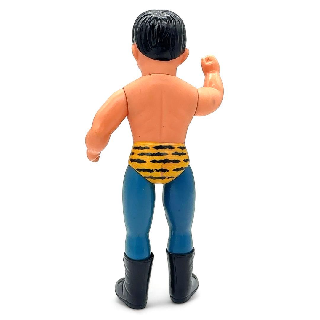 美品 中嶋製作所 タイガーマスク 面取れ スタンダードサイズ ソフビ ビンテージ