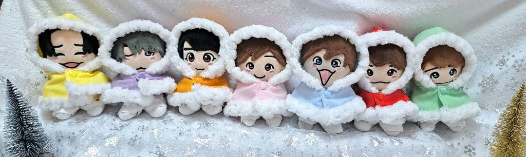 ちびぬい　ハピぬい　ちびスト　なにわ男子　クリスマス　ポンチョ　衣装　服