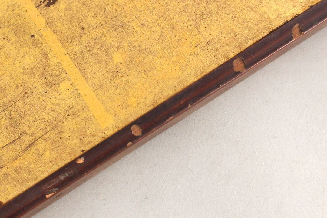 No4649 扁額装　亀井南冥(魯.道載) 三字書　紙本　書道　古美術　送料無料