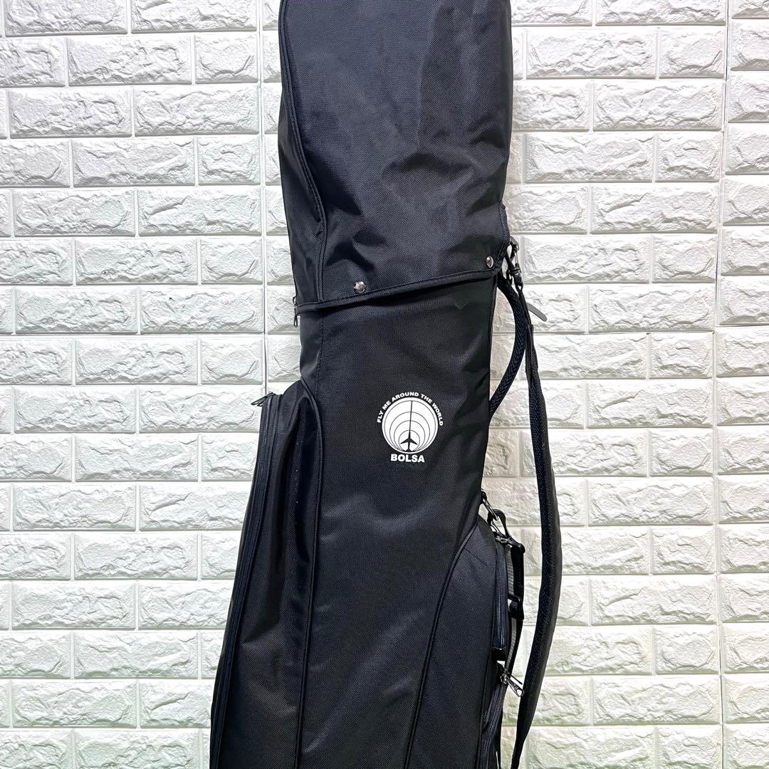 希少 美品　BOLSA Mizuno キャディーバッグ　黒　軽量