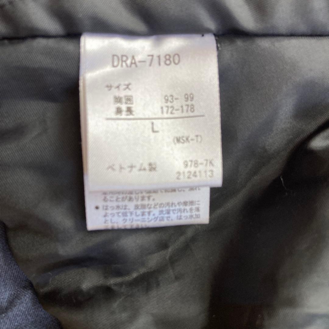 【美品】デサントdescentスキーウェアHEAT NAVIスキーLメンズ紺