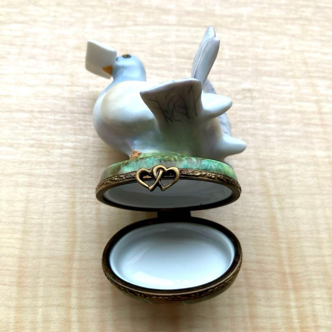 リモージュボックス　鳩