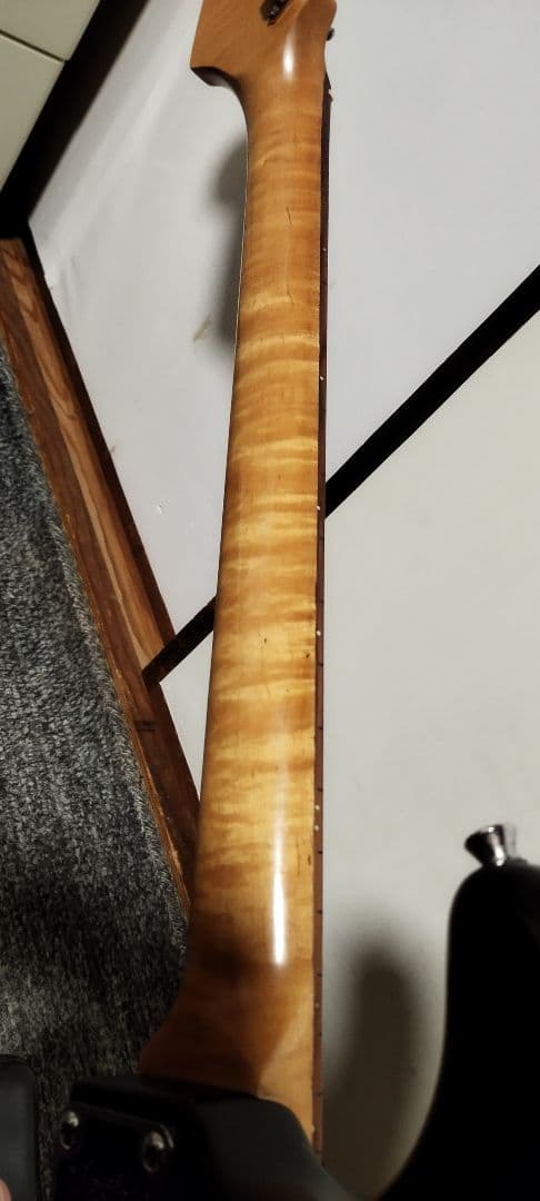 初期ロゴ Photogenic フォトジェニック エレキギター バリトラ杢ネック