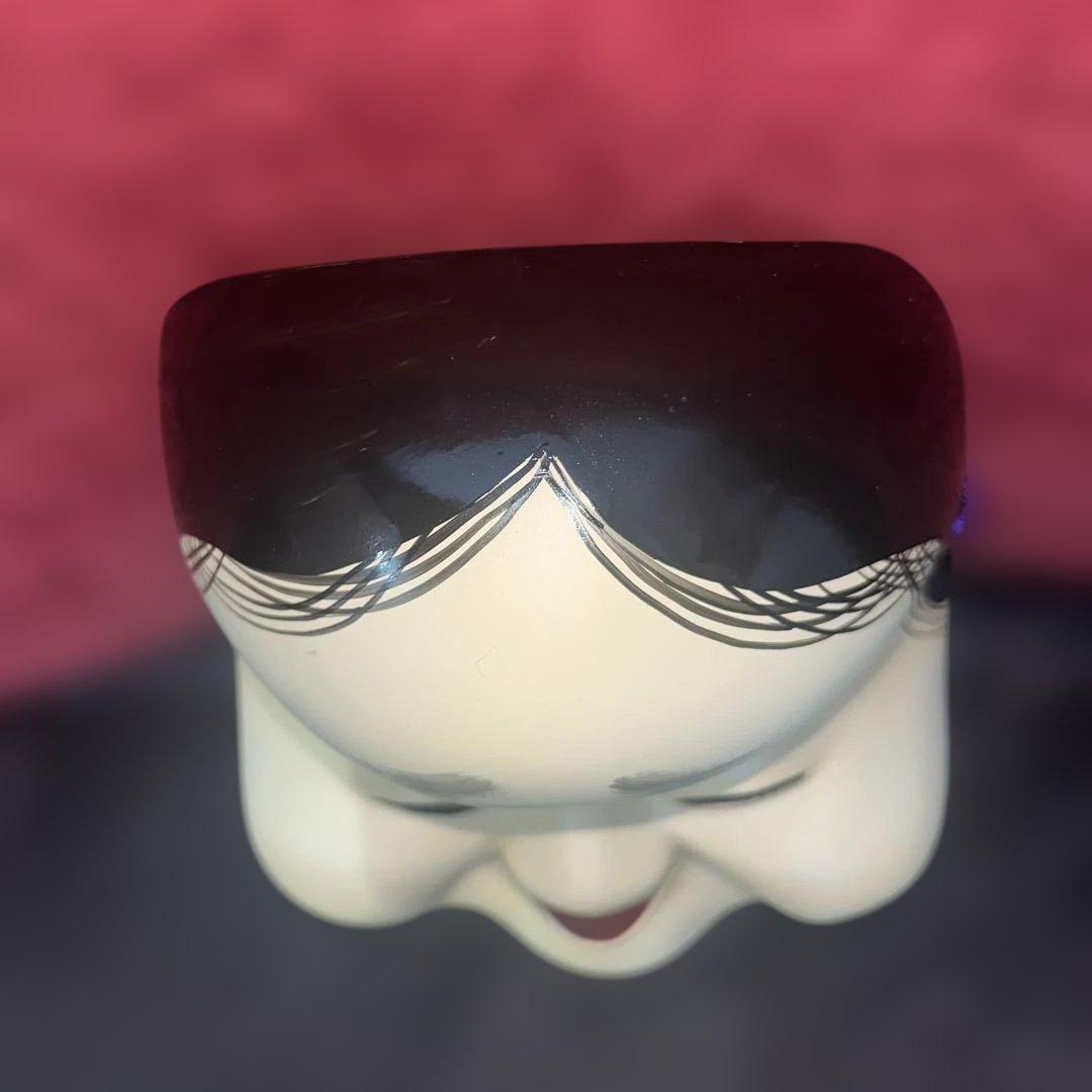 能楽 狂言面 乙　女面 能面　能村英丘　重要無形文化財記念