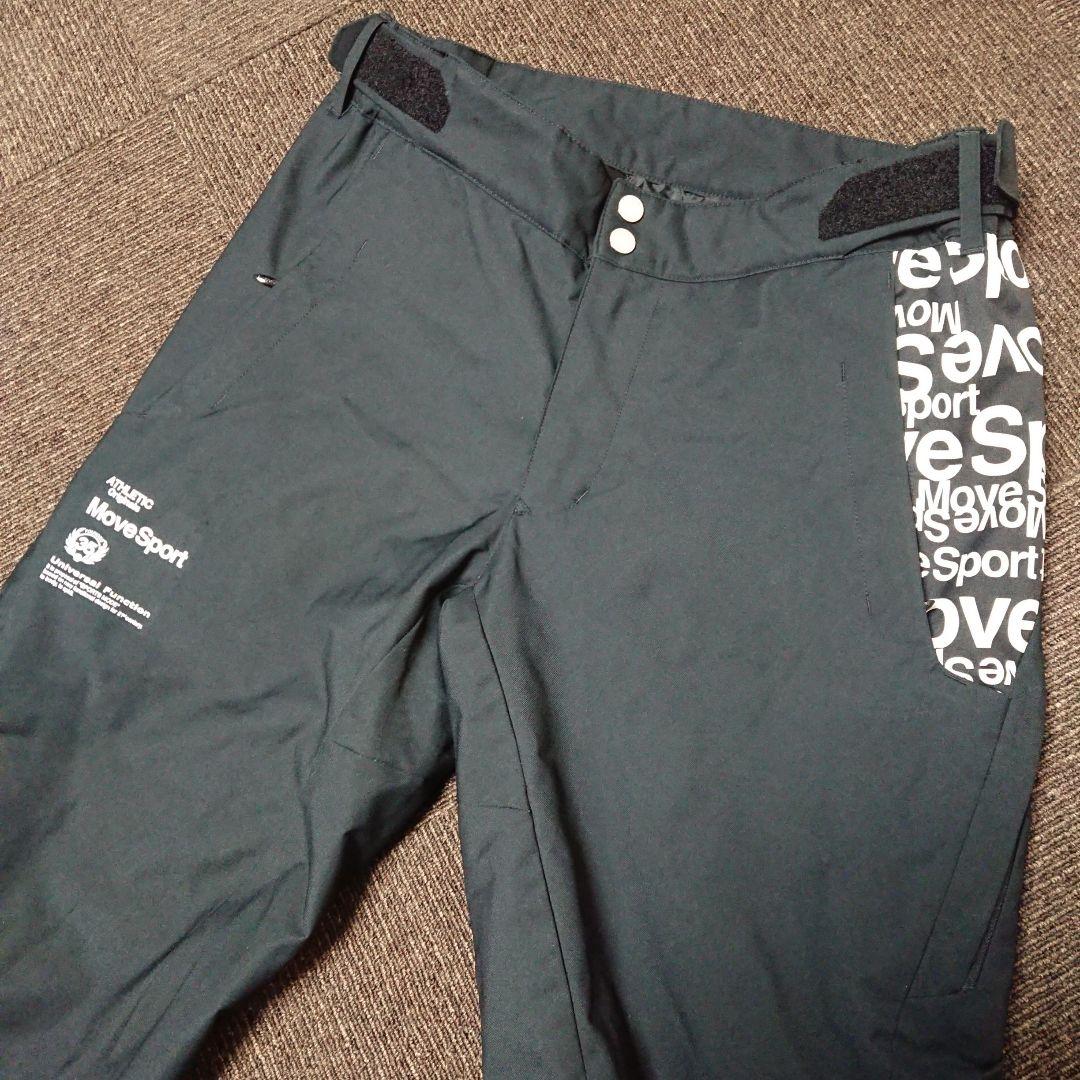 送料無料【DESCENTE】ブラックスキーパンツL