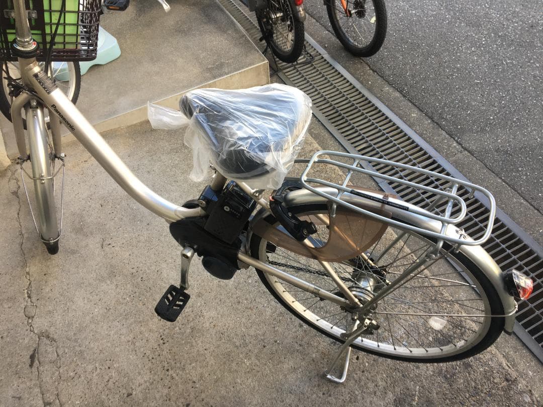地域限定送料無料　ビビ　L　12AH　軽量モデル　シルバー　神戸市　電動自転車