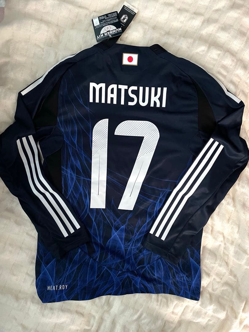 アディダス 日本代表 2024 ホーム オーセン Y-3 長袖 松木玖生 M