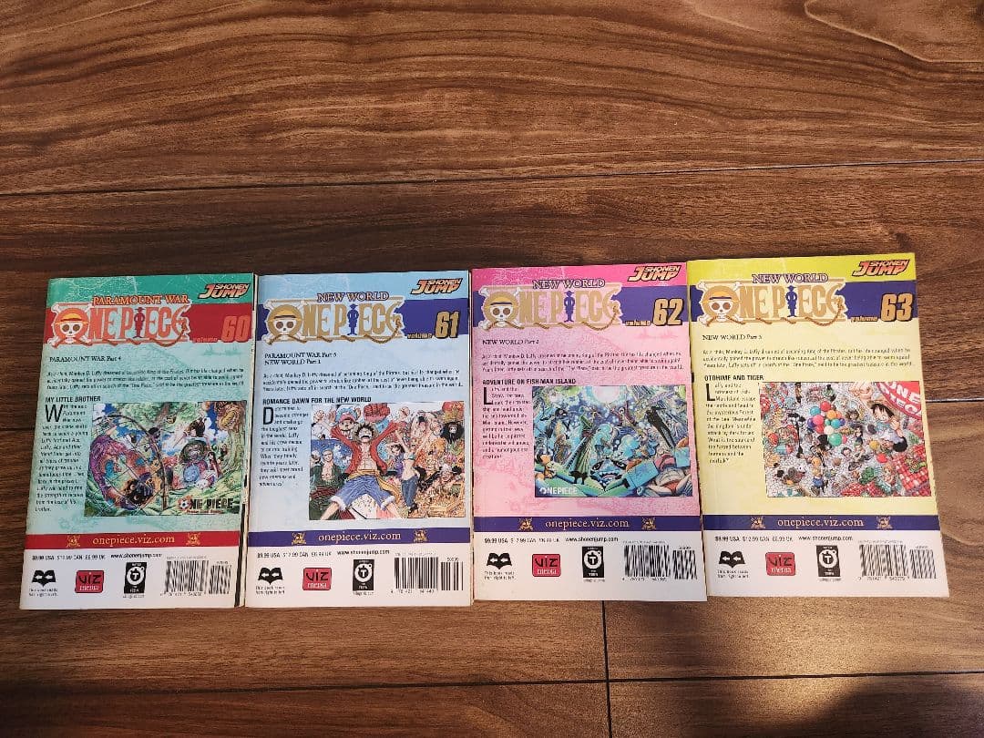 英語版ONE PIECE　19巻から63巻(25巻欠品)