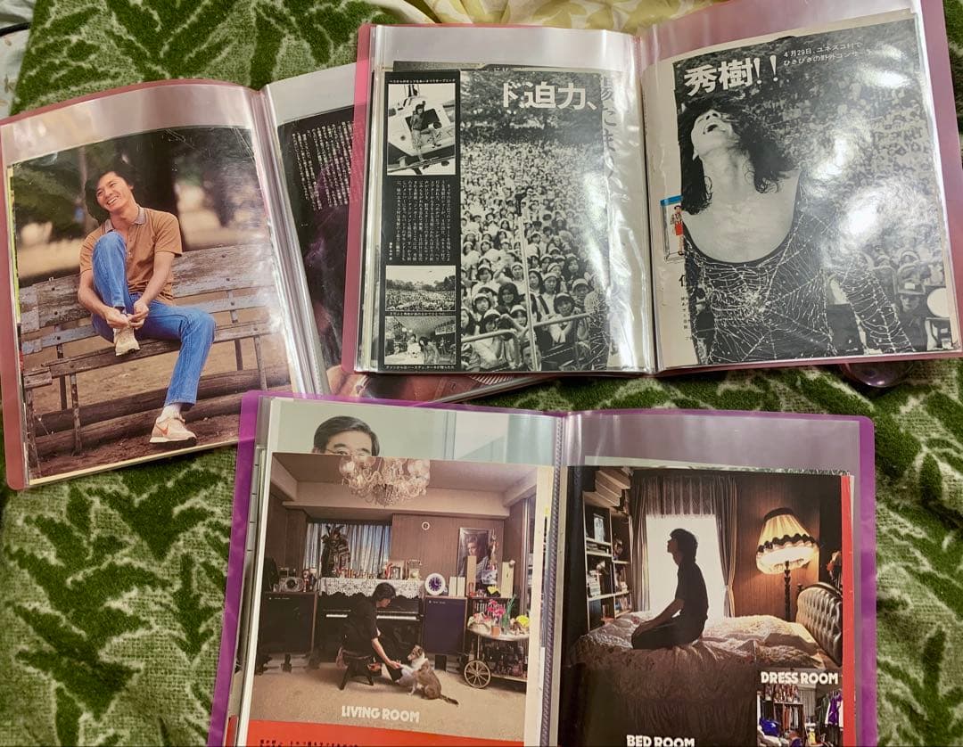 西城秀樹　★雑誌切り抜き250ページ〜300ページ★ファイル3冊★希少記事多数