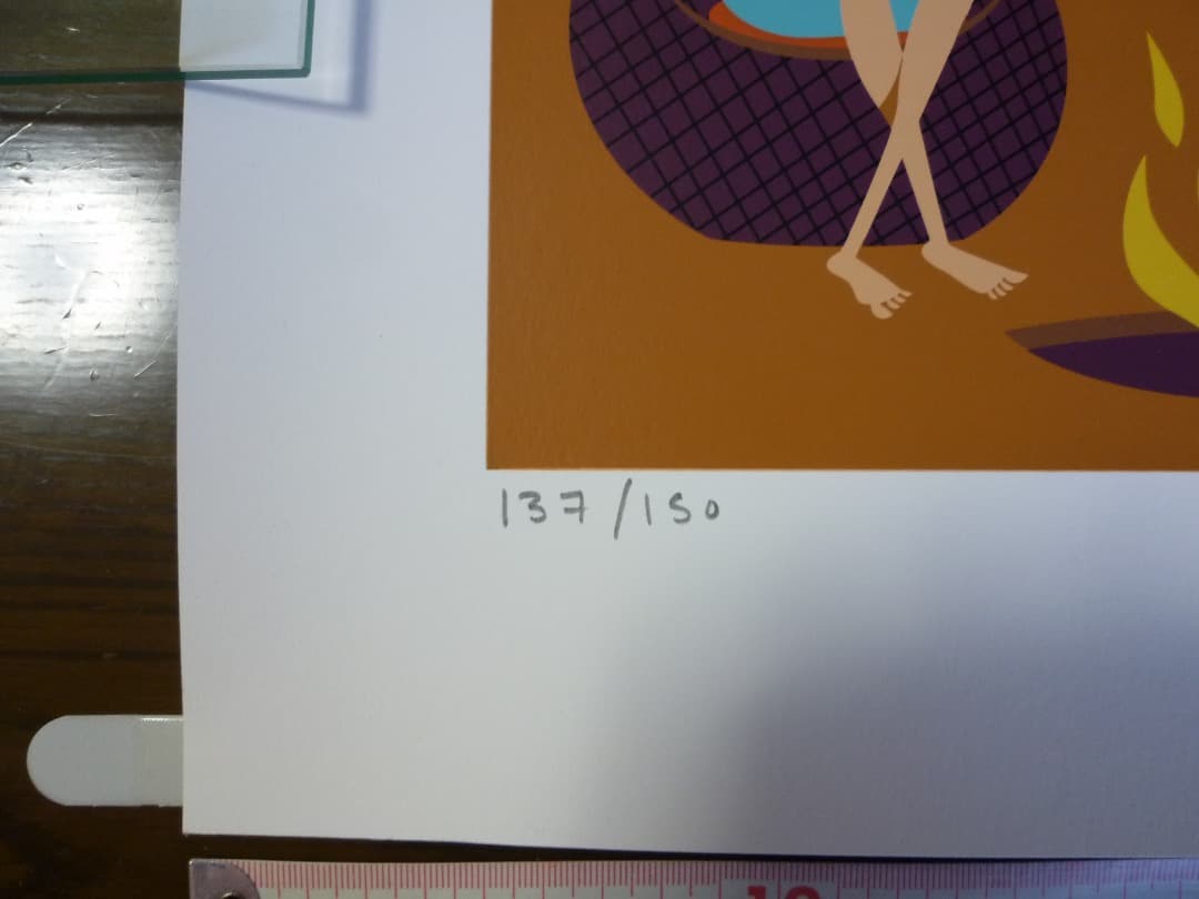 Shag シャグ シルクスクリーン　Riviera Retreat　サイン入り