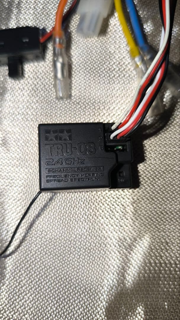 TAMIYA　スピードコントローラー　受信機　サーボ　別売り可