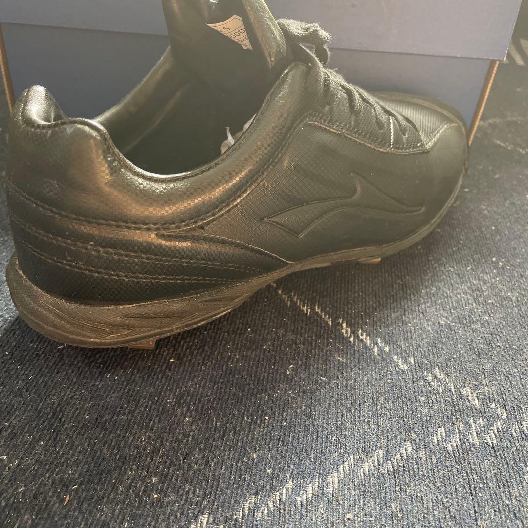 Mizuno 野球シューズ 25.5cm黒色 合成皮革