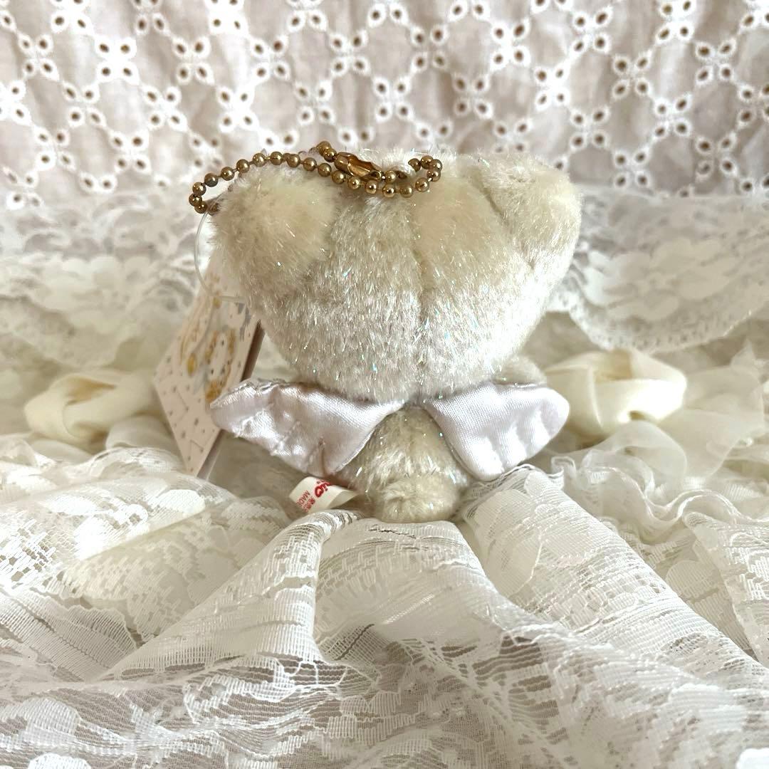 希少‼️ベル付きベアキティ　クマ　天使　キラキラぬいぐるみ　ベル 羽根 エンジェル