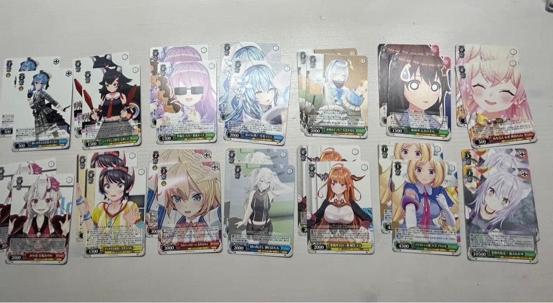 ホロライブ　ヴァイシュツバルツ　Reバース　サイン入りカード